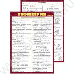 Наглядное пособие "Геометрия часть2" | Фото 1
