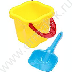 Песочный набор № 1-ведро 0,8л + лопатка 22см | Фото 1