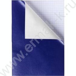 Тетрадь  96л А4 клетка "Бум/винил" синий | Фото 1