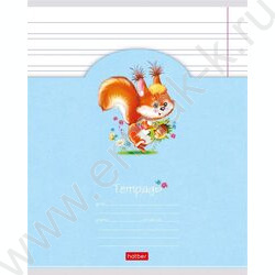 Тетрадь  12л линейка узкая "Лохматики" 5видов | Фото 1