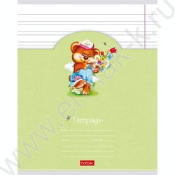 Тетрадь  12л линейка узкая "Лохматики" 5видов | Фото 5