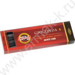 Грифель ч/гр 5,6мм д/цангового карандаша 6шт/уп (KIN 4865) | Фото 3