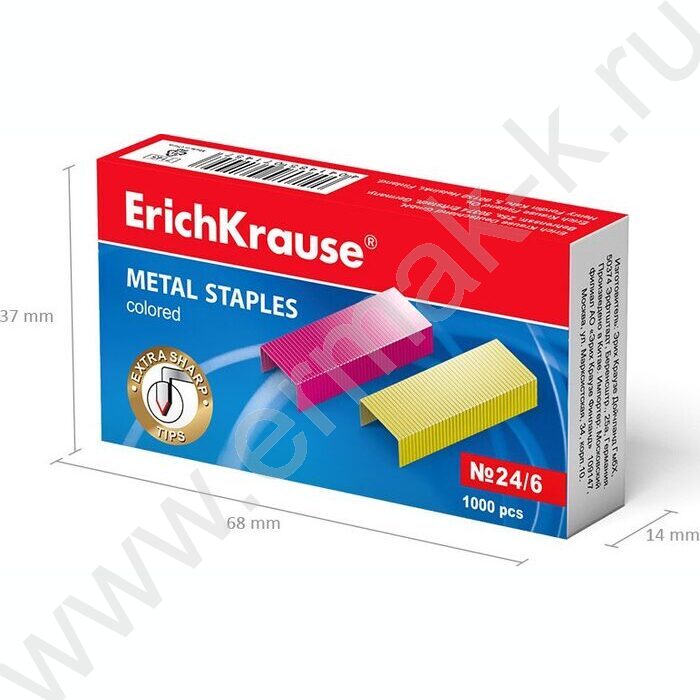 Скобы №24 /1000шт цветные | Фото 4