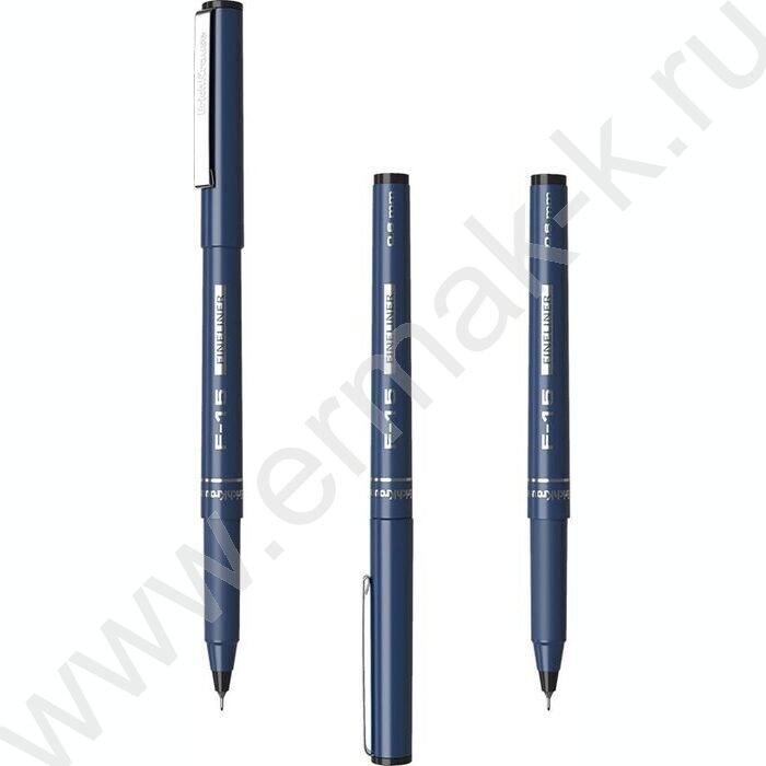 Ручка кап. F-15 черная 0,6мм | Фото 1