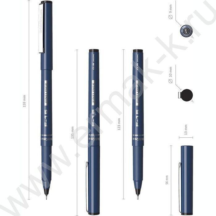 Ручка кап. F-15 черная 0,6мм | Фото 4