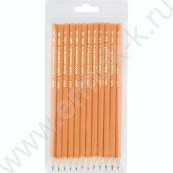 Карандаш ч/гр /набор 12шт/ блистер (KIN 1696) | Фото 1