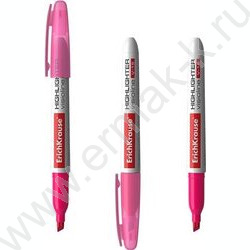 Текстовыделитель /розовый/ 4мм косой Visioline V-15 Neon  | Фото 1