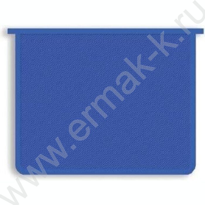 Папка д/тетрадей А4 пластик молния сверху синяя | Фото 1