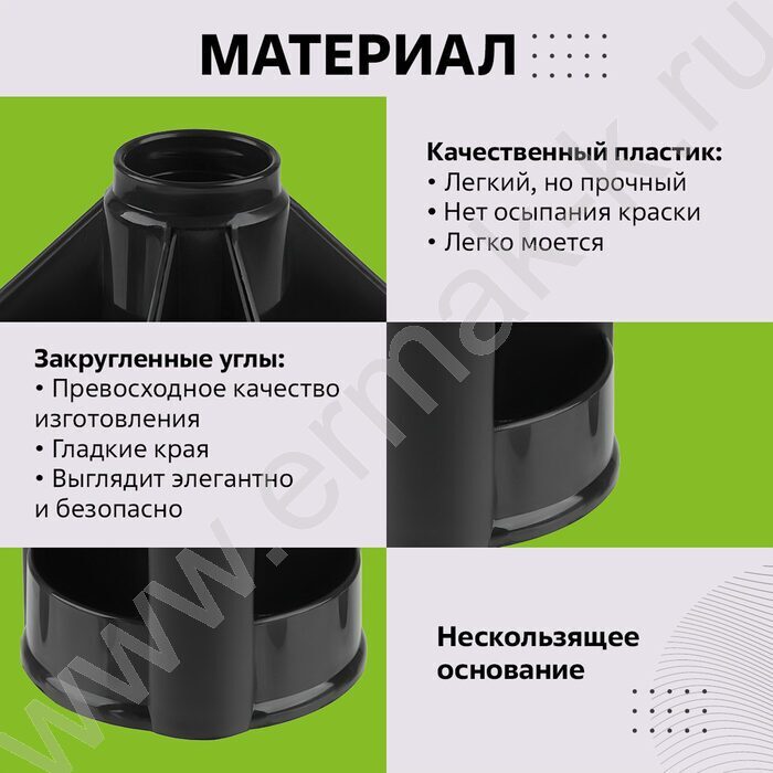 Подставка д/каранд. и ручек Mini Desk черный | Фото 5