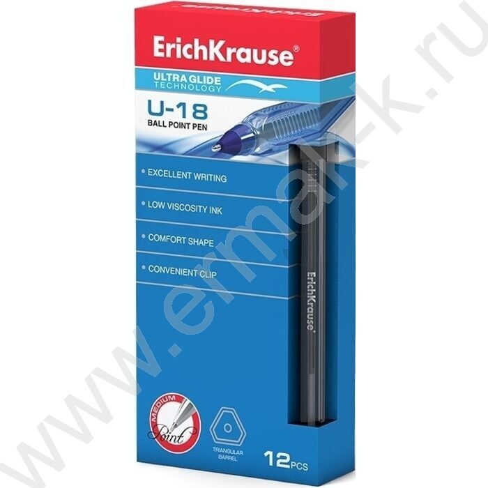 Ручка шар Ultra Glide Technology U-18 черная | Фото 2