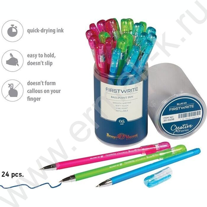 Ручка шар FirstWrite. Creative синяя 0,5мм | Фото 4