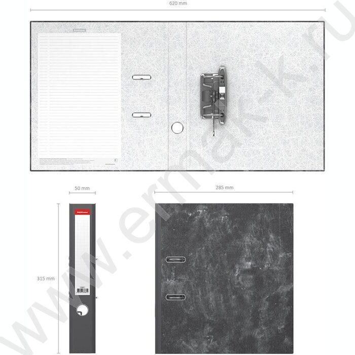 Файл 50мм мраморный разборный Эконом серый | Фото 4