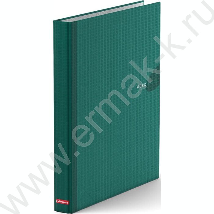 Папка 2 кольца Work Inside ламинир. зеленая | Фото 1