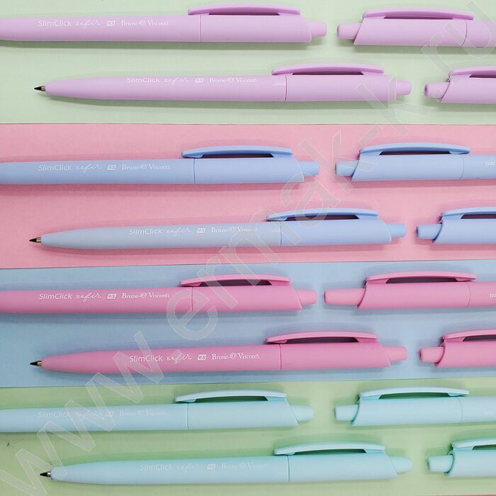 Ручка шар авт SlimClick.Zefir синяя 0,5мм | Фото 8