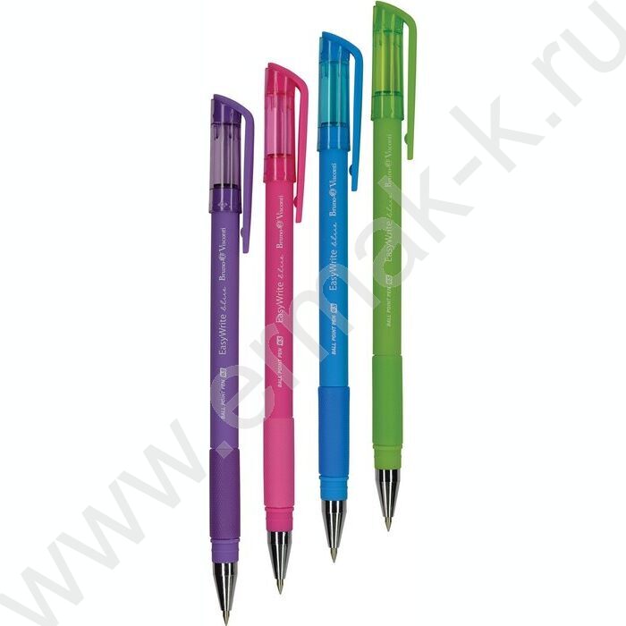 Ручка шар EasyWrite.Special синяя 0,5мм /антискольз.корпус/резин.держ/мет.након/5цв.корпуса | Фото 1