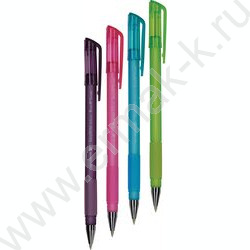 Ручка шар EasyWrite.Creative синяя 0,5мм /антискольз.корпус/резин.держ/мет.након/5цв.корпуса | Фото 1