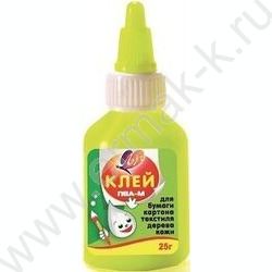Клей ПВА   25мл желтый флакон | Фото 1