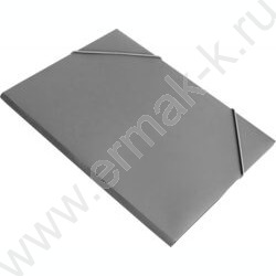 Папка на резинках серая 30мм 0,5мм | Фото 1