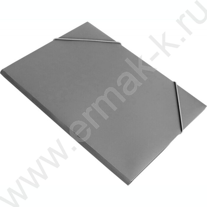 Папка на резинках серая 30мм 0,5мм | Фото 1