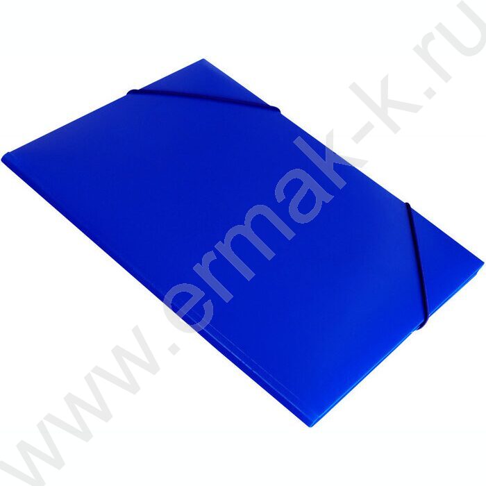 Папка на резинках синяя 30мм 0,5мм | Фото 1