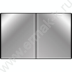 Папка  40 файлов черная 0,65мм карман торцевой с бумажной вставкой | Фото 3