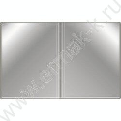 Папка  30 файлов серая 0,65мм карман торцевой с бумажной вставкой | Фото 3