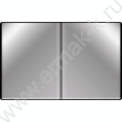 Папка  30 файлов черная 0,65мм карман торцевой с бумажной вставкой | Фото 3