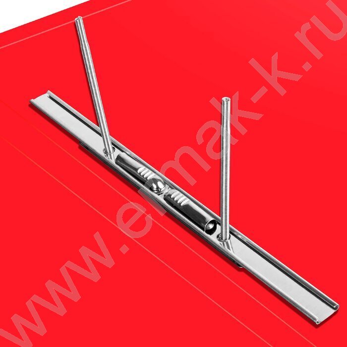 Папка с бок.пруж.скоросшивателем красная 0,7мм карман внутренний и торцевой | Фото 3