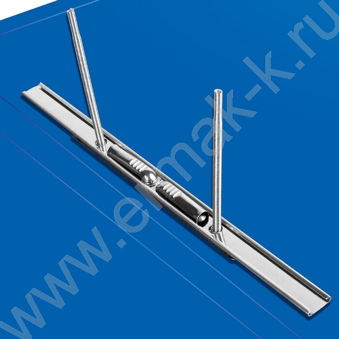 Папка с бок.пруж.скоросшивателем синяя 0,7мм карман внутренний и торцевой | Фото 3