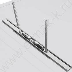 Папка с бок.пруж.скоросшивателем серая 0,5мм торц.наклейка | Фото 2