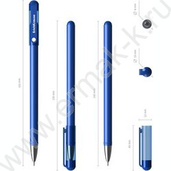 Ручка гелевая синяя 0,38мм  G-Soft Stick Classic | Фото 4