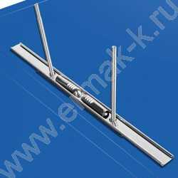 Папка с бок.пруж.скоросшивателем синяя 0,5мм торц.наклейка | Фото 2