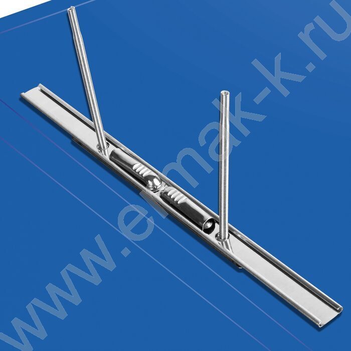 Папка с бок.пруж.скоросшивателем синяя 0,5мм торц.наклейка | Фото 2