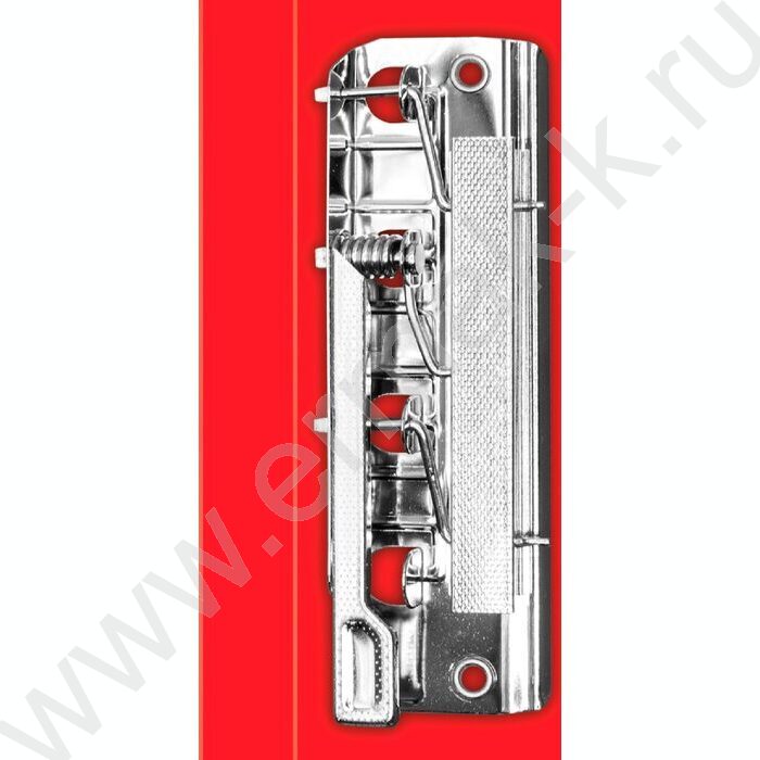 Папка с бок.прижимом красная 0,7мм карман внутренний и торцевой | Фото 3