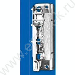 Папка с бок.прижимом синяя 0,7мм карман внутренний и торцевой | Фото 3