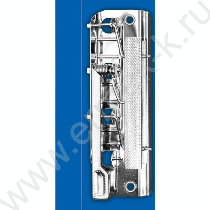 Папка с бок.прижимом синяя 0,7мм карман внутренний и торцевой | Фото 3