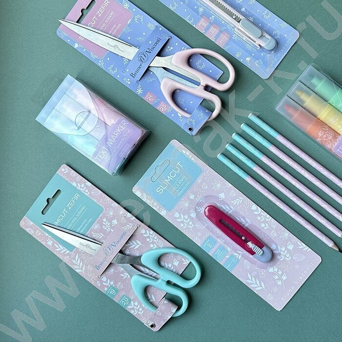 Ножницы 19см метал FlowerZefir Slimcut европодвес | Фото 5