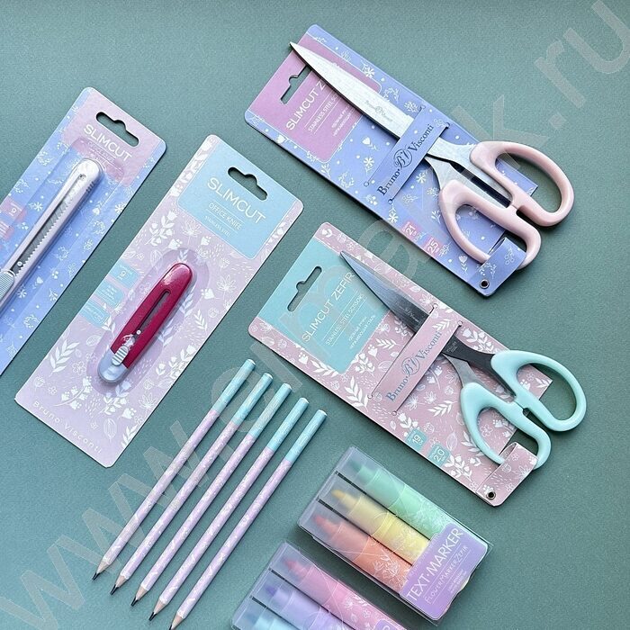 Ножницы 19см метал FlowerZefir Slimcut европодвес | Фото 7
