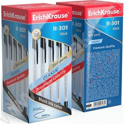 Ручка шар R-301 Stick Classic 1,0мм ШК черная | Фото 3