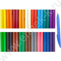 Пластилин восковой 18цв 315г Фантазия+стек | Фото 3