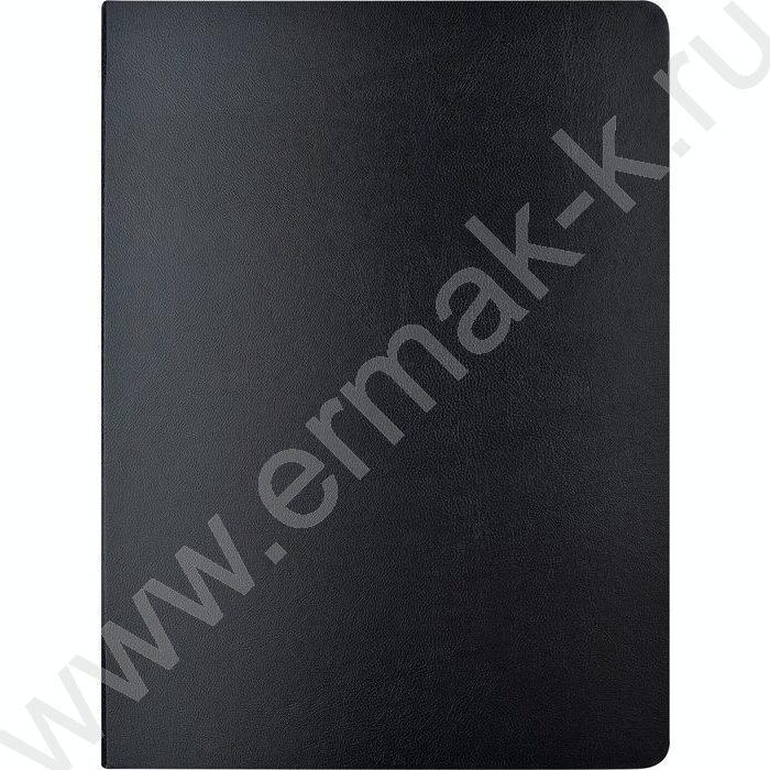 Ежедневник н/дат А4 160л Megapolis черный,70 г/кв.м, бежевая бумага  | Фото 2