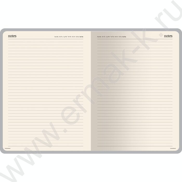 Ежедневник н/дат А4 160л Megapolis черный,70 г/кв.м, бежевая бумага  | Фото 3