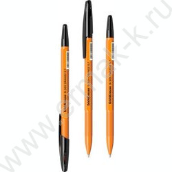 Ручка шар R-301 Stick Orange 0,7мм ШК черная | Фото 1