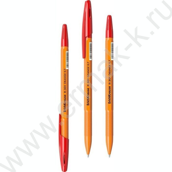Ручка шар R-301 Stick Orange 0,7мм красная | Фото 1