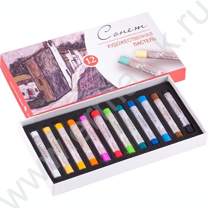 Пастель художественная 12цв Сонет | Фото 1