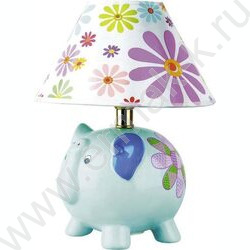 Светильник настольный  Camelion KD-562 /220V, 40W, E14 Слоник | Фото 1