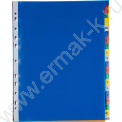 Разделитель листов пластик А4 рус.алфавит А-Я 20цв | Фото 2