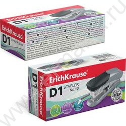 Степлер №10  20л пластик D1 /встроен антистеплер/ ассорти | Фото 2