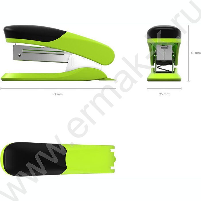 Степлер №10  20л пластик D1 /встроен антистеплер/ ассорти | Фото 3