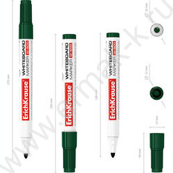 Маркер д/маркерных досок /зеленый/ 2,5мм круг W-500 | Фото 4